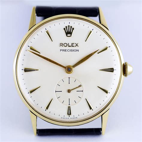 rolex precision wrist watch